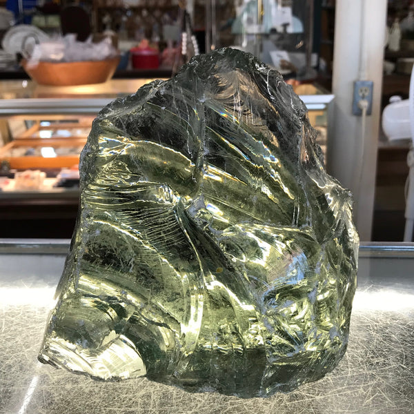 Lime Green 7 lbs Slag Glass Cullet Landscaping Stone Aquarium Rock Sorcerer Garden Yard FREE SHIP