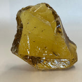 Amber Yellow, 9.1 oz, Slag Glass Cullet, Landscaping, Aquarium Rock, Sorcerer Stone, Sun Catcher, Garden, Art, FREE SHIP