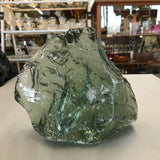 Lime Green 8.5# Slag Glass Cullet Aquarium Rock Landscaping Sorcerer Stone Sun Catcher FREE SHIP