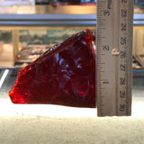 Blood Red 8.1 oz Slag Glass Cullet Aquarium Rock Landscaping Sorcerer Stone Garden Sun Catcher FREE SHIP