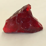 Blood Red 8.1 oz Slag Glass Cullet Aquarium Rock Landscaping Sorcerer Stone Garden Sun Catcher FREE SHIP