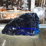 Large Cobalt Blue 15 lbs Slag Glass Cullet Aquarium Rock Landscaping Stone Sorcerer Garden Sun Catcher FREE SHIP