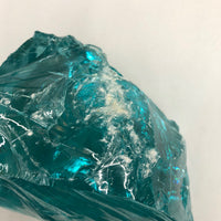 Teal 7.25# Aquarium Rock Slag Glass Cullet Sorcerer Stone Landscaping Sun Catcher Garden FREE SHIP