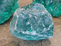 READ Dark Teal Lot 7# Slag Glass Cullet Sorcerer Stone Garden Landscaping Aquarium Sea Glass FREE SHIP