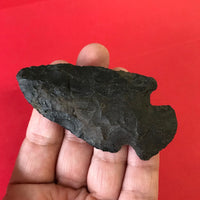 5597* Dovetail Point Arrowhead Native American Relic Arkansas Indian Artifact Ryolite Authentic Prehistoric FREE SHIP