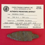 5611* Waubesa Point Arrowhead Illinois Artifact Chert Relic Authentic FREE SHIP
