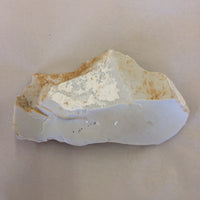 Natural Novaculite Mineral Rock Specimen Beige Orange Knap Knapping Arrowhead Native American 6" x 3" x 1" FREE SHIP