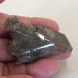 Barite Mineral Display Specimen Linwood Mine Buffalo Iowa 2" 52 Grams Crystals Clear Translucent Gray FREE SHIP