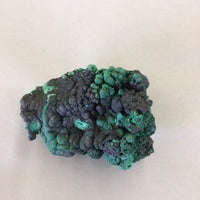 Botryoidal Malachite Druzy Green Crystals Black 2.5" 178 Grams Sparkly Mineral Specimen Copper Display Congo FREE SHIP
