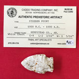 5658* Stueben Point Arrowhead Native American Arkansas Relic Artifact Chert Prehistoric Ancient FREE SHIP