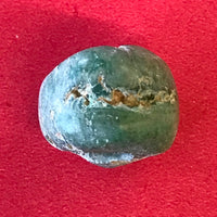5674 Mayan Bead Green Jade Native American Guatamala Relic Artifact Prehistoric Ancient FREE SHIP