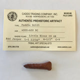 5478* Paddle Drill Arrowhead Native American Artifact Indian Arkansas Relic Ancient Prehistoric Real FREE SHIP