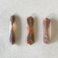 Hourglass Selenite Hour Glass Lot 3 Pc Oklahoma Mineral Specimen Display Brown Clear 6 Grams FREE SHIPPING