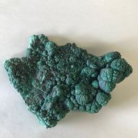 Malachite Green Crystals Botryoidal Druzy 3.5" 124 Grams Congo Mineral Display Specimen Copper FREE SHIPPING