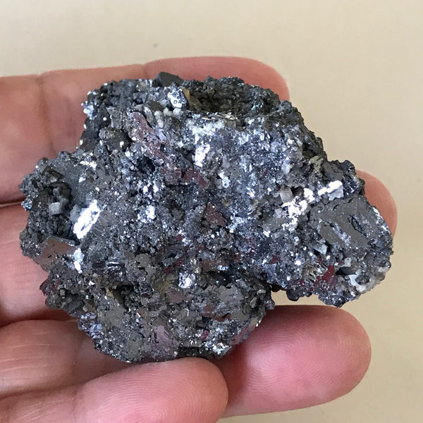 Silver Galena Mineral Specimen Display Shiny Missouri 2" 198 Grams