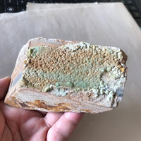 Wavellite Mineral Specimen Green Crystals Stratified Matrix Arkansas 4" 234 Grams FREE SHIP