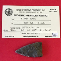 5563* Kinney Blade Arrowhead Native American Texas Relic Authentic Artifact Flint Indian FREE SHIP