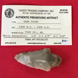 5573* Gary Point Arrowhead Native American Relic Indian Artifact Arkansas Novaculite Authentic FREE SHIP